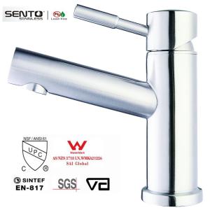 widespread sigle lever handle water tap basin cupc faucet