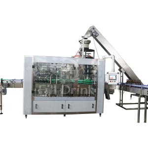 1000B/H Bottled Beer Filling Machine Balance Pressure Filling Electric Driven