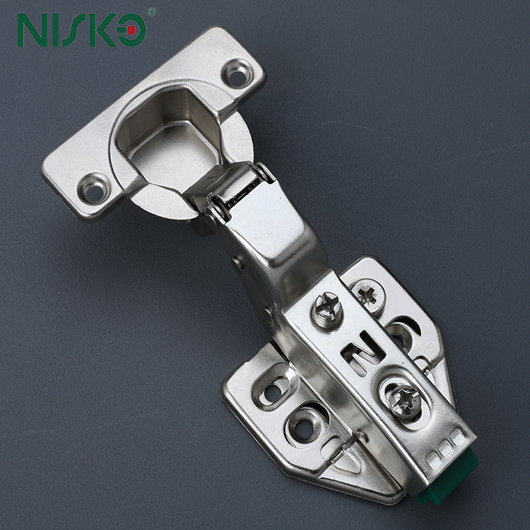 3D Adjustbale Clip-on Soft Close Hinge Axial Two-Way Cabinet Door Hinge For
