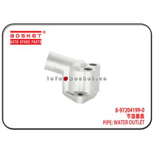 4JB1TC NKR55 Isuzu Engine Parts Water Outlet Pipe 8-97204199-0 8972041990
