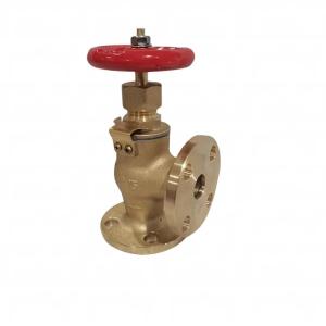 Marine Angle flange check valve JIS bronze 5K 10K 16K
