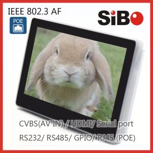 7 Inch Android Touch Panel PC Mountable With POE Swithable Led