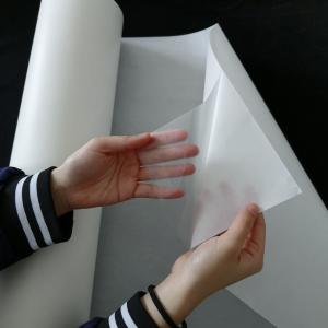Good Extensibility Polyester Adhesive Film Softening Point 100-110°C For Emblem