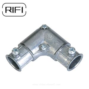 Cheap Zinc Coated EMT Conduit Fitting with 90° Bend and 1/2&quot;-4&quot; Size Range for EMT to EMT Connection for sale