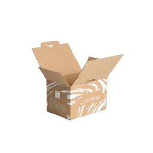 Corrugated Tuck End Box Plastics Liner Recycled Custom Logo Packaging for