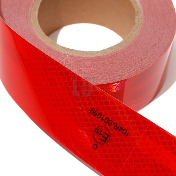 Waterproof Red Yellow White Self Adhesive Vehicle Safety Conspicuity Marking
