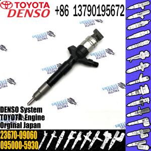 Diesel Common Rail Injector 23670-09060 095000-5930 For TOYOTA 2KD-FTV