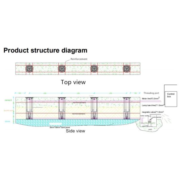K12 Grade Anti Collision Retractable Hydraulic Rising Bollards For Driveways