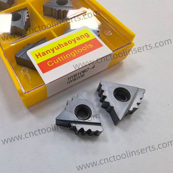 Standard CNC Threading Insert Model HYB10W2-4 with PVD Coating HYB208 Suitable