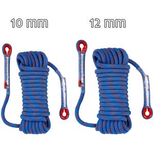 10mm 12mm Static Climbing Rope 49ft 98ft Emergency Escape Rope