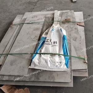 Alloy 321 Stainless Steel Plate Laser Cutting Round Square With Holes Thickness