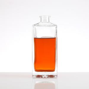 Whisky Brandy XO Glass Bottle Body Material Super Flint Glass 700ml/500ml Empty