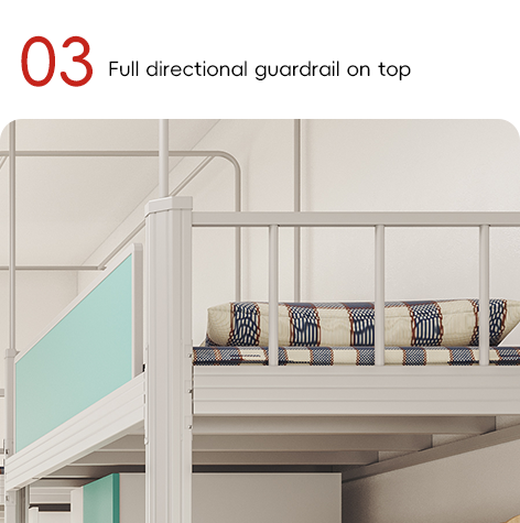 Support customization Affordable and Comfortable Capsule Bunk Bed with Stairs which are bright colors for Hostels