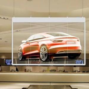 P3.9-7.8Q50T Transparent Glass LED Screen Window Wall