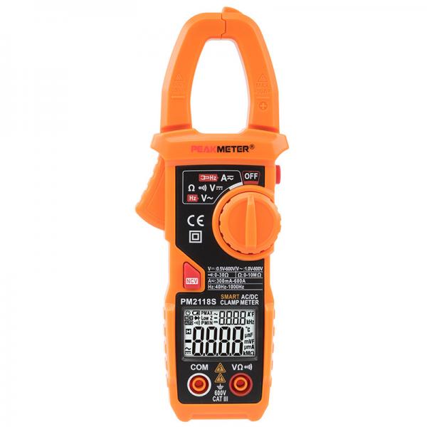 Quality Portable AC DC Current Clamp Meter , Earth Leakage Clamp Meter With NCV Detection wholesale