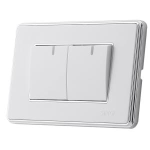 Pearl White panel switch smart home automation Wall switch Light control Switch