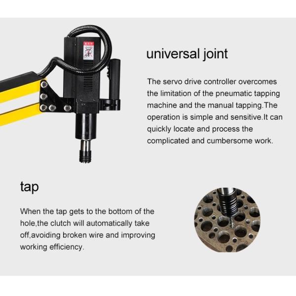 Quality Yellow Black Electric Tapping Machine Universal Joint Pneumatic Tapping Tool wholesale