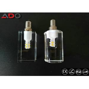 3w 5w Crystal LED Candle Light Dimmable 330° E14 LED Bulb 450LM 80Ra EMC