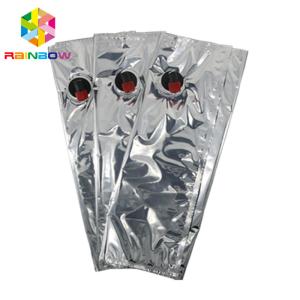 Beverage Spout Pouch Packaging 3L 5L 10L Custom Printing Aseptic Bib Bag In Box