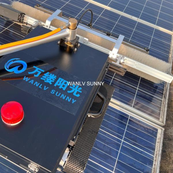 Physical Cleaning Principle Innovative Solar Panel Maintenance Robot Smart