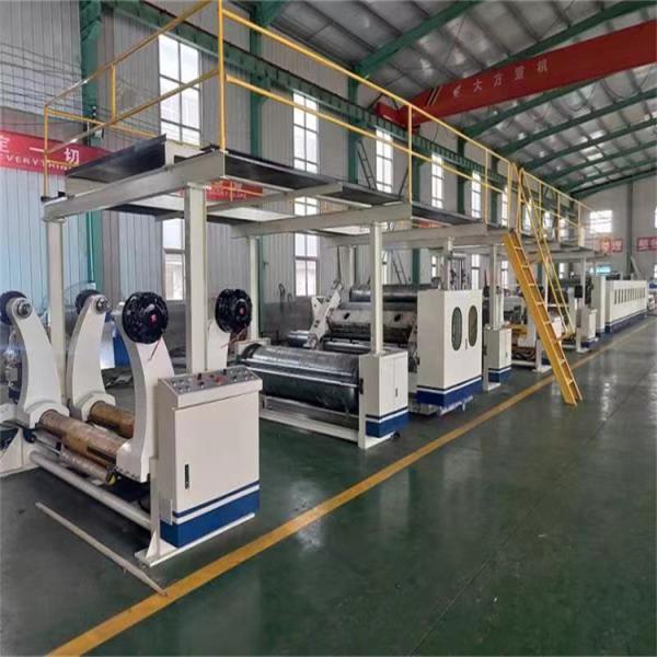 5 Ply Corrugated Cardboard Production Line for A/B/C/E/F/BC Flute Width 4500 KG