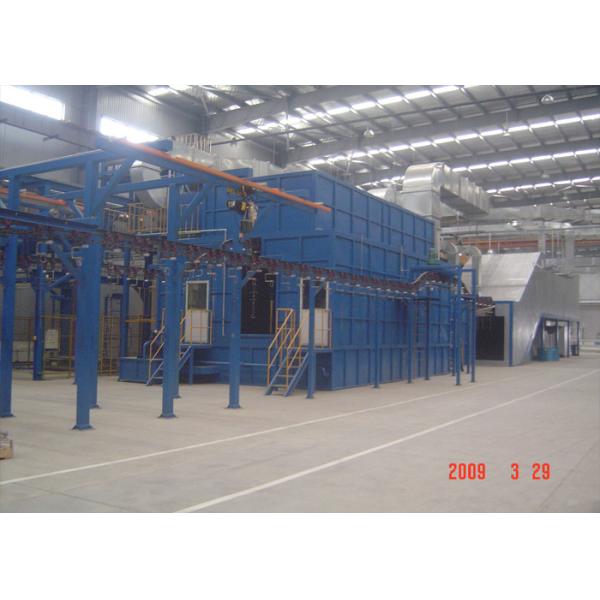 Quality Professional Heavy Machinery Painting Line With Hanging Transport System Paint Projects wholesale