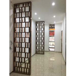 China Laser Cut Metal Screen Factory Stainless Steel Folding Partition