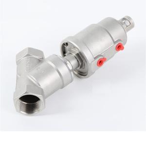 Angle Valve DN20 Acturator 50mm Pneumatic Precision Die Casting Globe Valve Gate