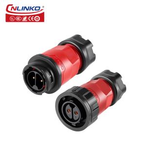 CNLINKO Outdoor Waterproof Plug and Socket 24v Power Cable 2 Pin Electrical Wire