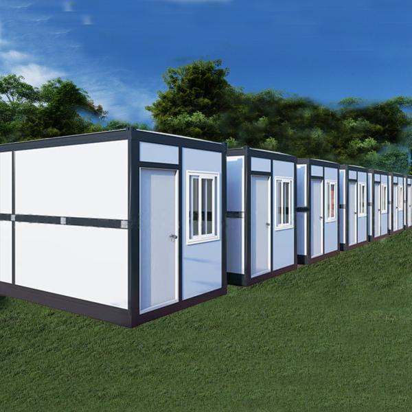 Quality Modular Fold Up House Sandwich Panel Fireproof Foldable Expanding Cabin wholesale