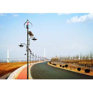Professional Wind And Solar Hybrid Street Light System 80W Solar Panel