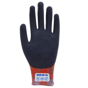 Lightweight Landscape Print Gloves Unisex Fit 15g Knit Latex Palm For Garden Diy