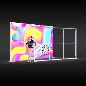 Freestanding Seg Light Box Advertising Light Box Easy To Assemble