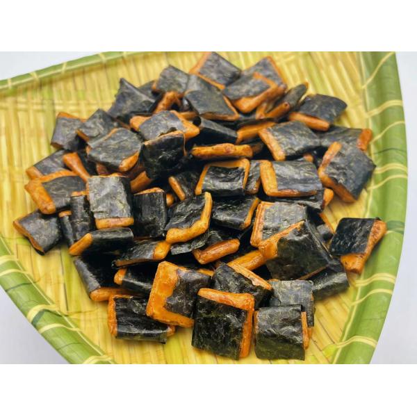 Crispy Rice Cracker Puffed Food Japanese Seaweed Rice Roll Bar Snacks