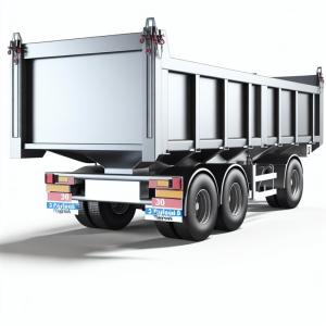 30 Payload Tipper Lorry Trailers Heavy-Duty Transport with Steel Durability