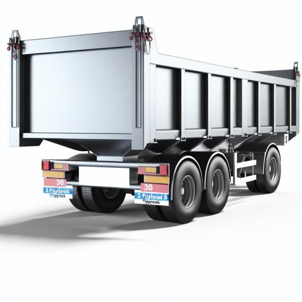 Quality 30 Payload Tipper Lorry Trailers Heavy-Duty Transport with Steel Durability Heavy-Duty Trailers for and Durable Transport wholesale