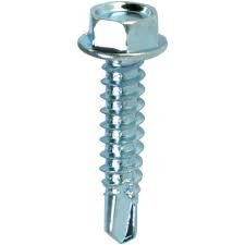 304 Stainless Steel Self-Drilling Hex Head Flange Screw for INCH Measurement