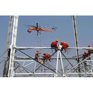 4.8S / 6.8S / 8.8S Transmission Line Steel Towers , High 500 Kv Transmission