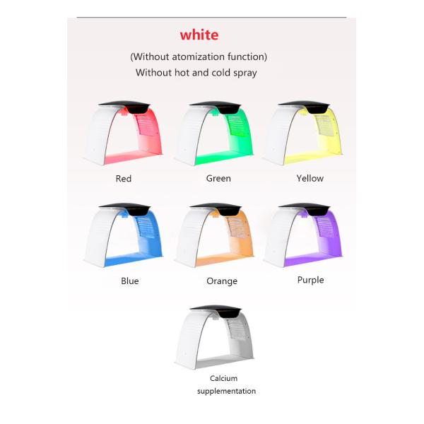 New technology photo therapy 7 color masque led facial light therapy phototherapy pdt lamp devoir machine beauty treatme
