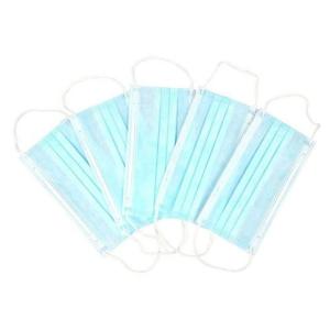 Hygienic Disposable Protective Face Mask , 3 Ply Earloop Procedure Masks