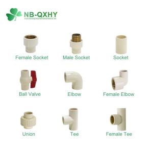 Round Head Code QX ASTM Sch40 Standard UPVC Pipe Fittings Plastic Plumping