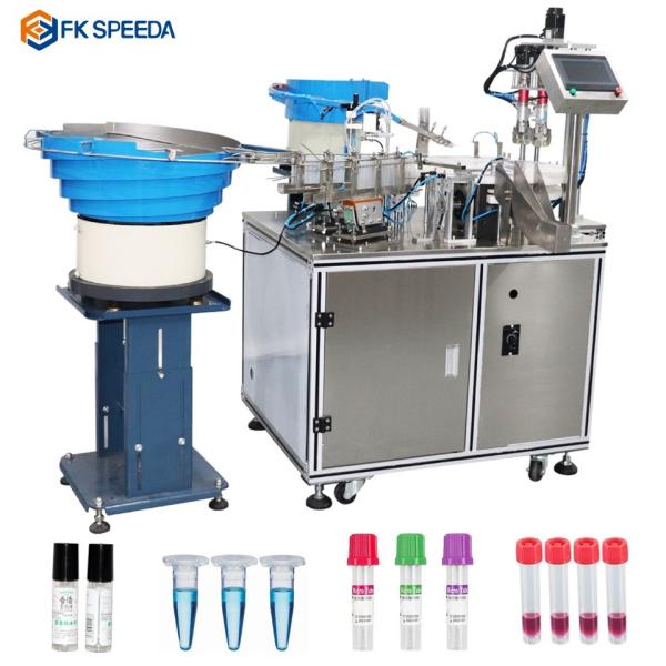 2 in 1 Slender Reagent Test Tube Filling and Capping Machine for Laboratory