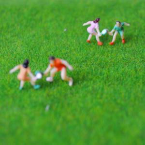 1:100 scale architectural model color sport figures 2cm for outdoor exercise