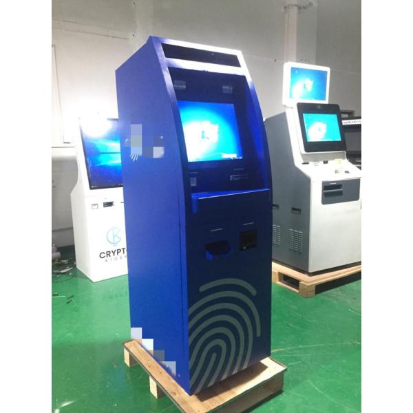 Cash In And Cash Out Self Service Bank ATM Kiosk Bill Payment Kiosk Machine 19inch