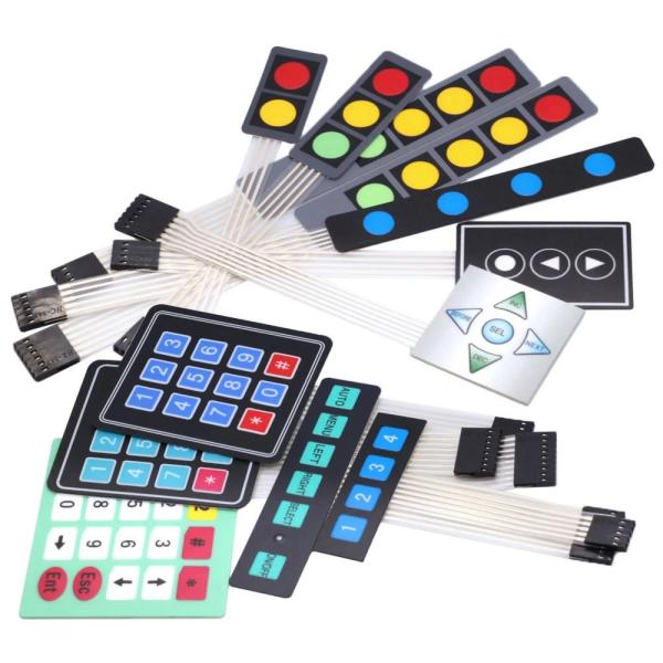 Medical Grade Digital Printing Technology Membrane Switch Overlay with Frosted