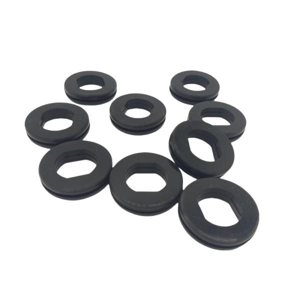 Factory Custom Heat Resistant Waterproof EPDM Silicone Rubber Silicon Grommet For Cable