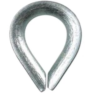 China BS464 Wire Rope Thimble Ordinary Steel Cable Thimble  0.076 - 15kg / Pc on sale