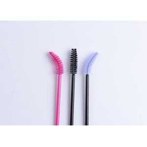 Eyelash Spiral Mascara Wand Brush , Disposable Eyelash Wands Plastic Material