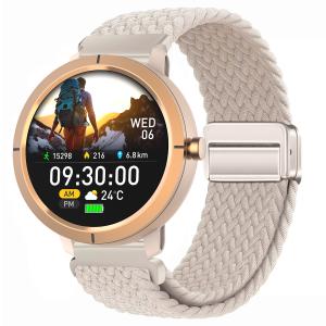 Cheap Woman Man Smart Watch 5ATM Waterproof GPS Built-in Dual-band GNSS Bluetooth Gold And Bluetooth Equipped for sale