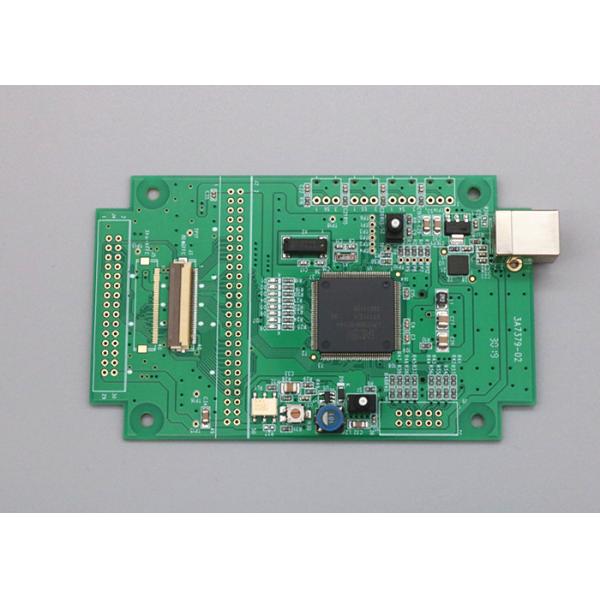 Quality 2U" Prototype PCB Assembly 6 Layers 3Oz Black Soldmask White Silkscreen wholesale